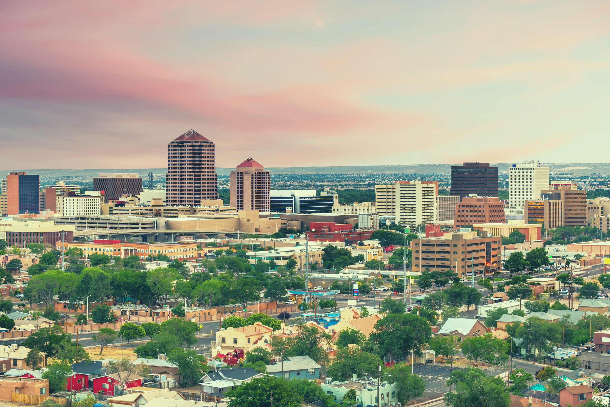 Albuquerque, New Mexico, USA Cityscape